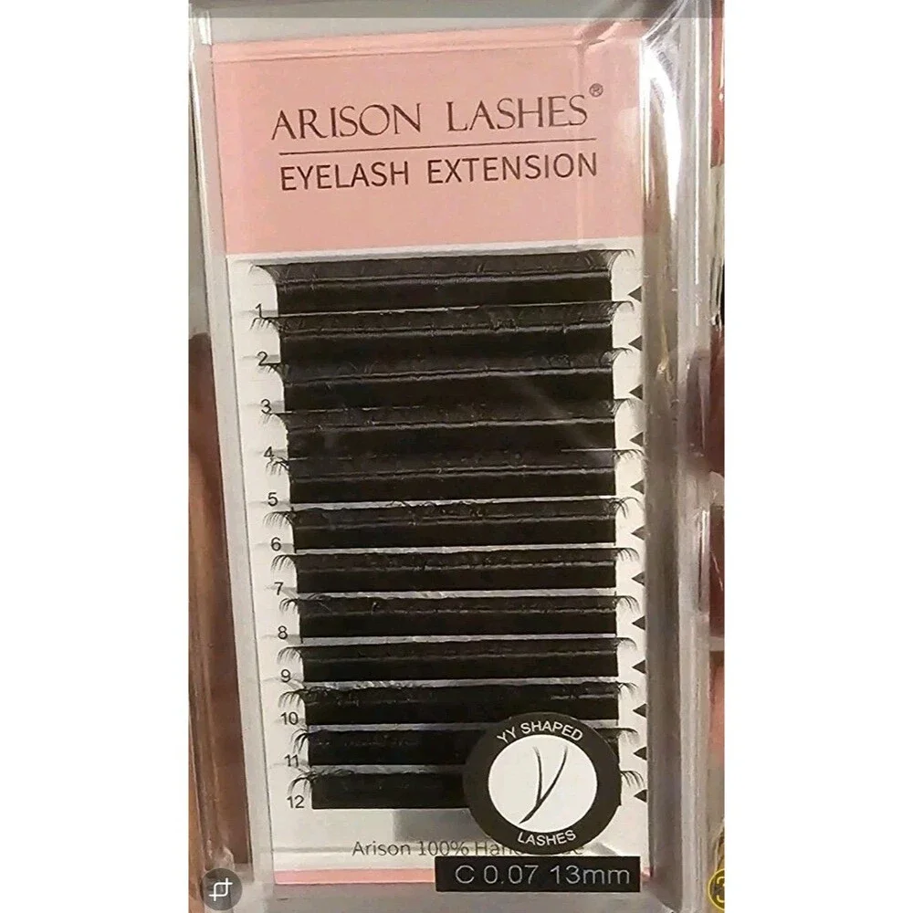 Arison Lashes Eyelash Extension 0.07 C Y Lash 13mm